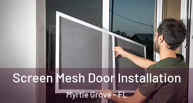  Screen Mesh Door Installation Myrtle Grove - FL